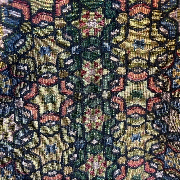 NWT Ecote Urban Outfitters Metallic Catherdal Party Mini Dress Size 6 - Picture 16 of 16